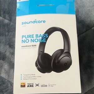 Soundcore Q20i Over-Ear Wireless Headphones - Black
